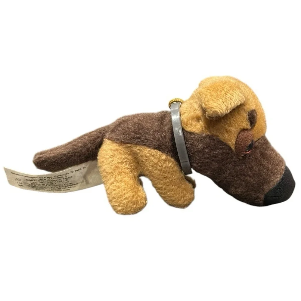 Vintage 2004 McDonald's The Dog German Shepherd Plush Toy Artist Collection